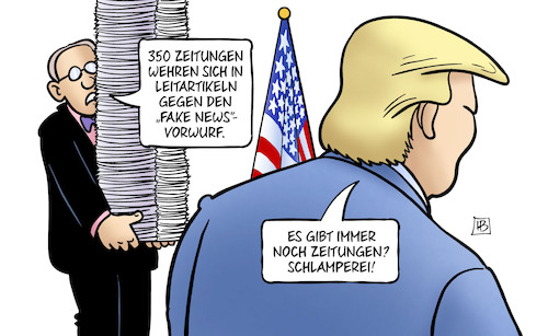 Zeitungen gegen Trump