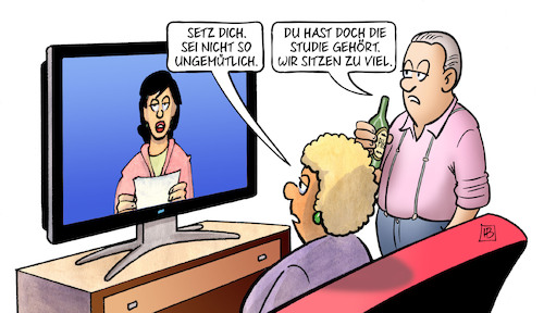 Zu viel Sitzen Zu viel Sitzen