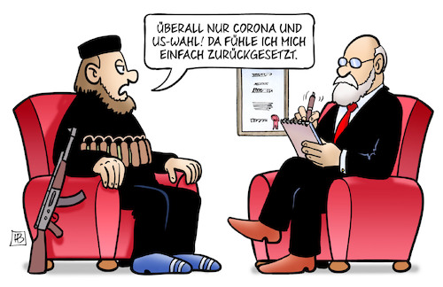 Cartoon: Zurückgesetzt (medium) by Harm Bengen tagged corona,usa,wahl,psychologe,psychiater,freud,islamist,terror,wien,anschlag,harm,bengen,cartoon,karikatur,corona,usa,wahl,psychologe,psychiater,freud,islamist,terror,wien,anschlag,harm,bengen,cartoon,karikatur