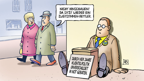 Zweitstimmen-Bettler II Zweitstimmen-Bettler II