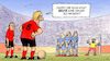 Cartoon: 60 Jahre Mauerbau (small) by Harm Bengen tagged fussball,60,jahre,mauerbau,ddr,brd,michel,mauer,jahrestag,harm,bengen,cartoon,karikatur