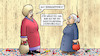 Cartoon: Abfangsystem (small) by Harm Bengen tagged raketenabfangsystem,silvester,neujahr,feuerwerksraketen,konfetti,susemil,jutta,zaun,krieg,ukraine,russland,harm,bengen,cartoon,karikatur