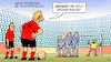 Cartoon: Abstand bei Geisterspielen (small) by Harm Bengen tagged abstand,mauer,freistoss,fussball,probleme,geisterspiele,corona,coronavirus,ansteckung,pandemie,epidemie,krankheit,schaden,harm,bengen,cartoon,karikatur