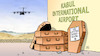 Cartoon: Afghanistan-Abschied (small) by Harm Bengen tagged abschied,dankeschön,kabul,airport,sarg,särge,flugzeug,usa,islamisten,afghanistan,deutschland,bundeswehr,rettungsmission,abzug,taliban,harm,bengen,cartoon,karikatur