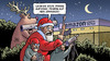 Cartoon: Amazon-Drohnen (small) by Harm Bengen tagged amazon,drohne,drohnen,weihnachtmann,nikolaus,wichtel,rentier,weihnachten,geschenke,auslieferung,harm,bengen,cartoon,karikatur