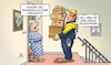 Cartoon: Amazon vernichtet Neuware (small) by Harm Bengen tagged amazon,vernichtet,neuware,erleichterung,postbote,paketbote,susemil,harm,bengen,cartoon,karikatur