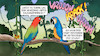 Cartoon: Amazonas-Gipfel (small) by Harm Bengen tagged amazonas,gipfel,kettensägen,laut,aras,papageien,regenwald,schutz,abholzung,klimawandel,urwald,dschungel,harm,bengen,cartoon,karikatur