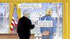 Cartoon: Amtsübergabe (small) by Harm Bengen tagged amtsübergabe,einleiten,wahl,trump,biden,oval,office,winter,maske,harm,bengen,cartoon,karikatur