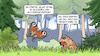 Cartoon: Artensterben in Europa (small) by Harm Bengen tagged artensterben,europa,aussterben,bedroht,mensch,wald,gras,kröte,schmetterling,harm,bengen,cartoon,karikatur