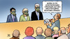 Cartoon: Atmosphäre (small) by Harm Bengen tagged atmosphäre,koalitionsgipfel,klima,cdu,csu,fdp,gasmasken,merkel,seehofer,rösler,pressekonferenz