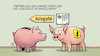 Cartoon: Autogipfel Kanzleramt (small) by Harm Bengen tagged autogipfel,sparschwein,ladesäule,kanzleramt,schweine,emobilität,eautos,autoindustrie,elektroautos,harm,bengen,cartoon,karikatur