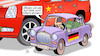 Cartoon: Automärkte (small) by Harm Bengen tagged faire,automärkte,kfz,scholz,chinabesuch,handel,wirtschaft,automobilindustrie,konkurrenz,harm,bengen,cartoon,karikatur