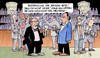 Cartoon: Banker-Boni-Begrenzung (small) by Harm Bengen tagged banker,bank,boni,bonus,begrenzung,obergrenze,merkel,steinbrück,brown,krise,finanzkriese,finanzen,verursacher