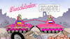 Cartoon: Barbie (small) by Harm Bengen tagged wunschdenken,pause,barbie,film,panzer,rosa,pink,russland,ukraine,krieg,harm,bengen,cartoon,karikatur