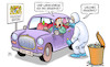 Cartoon: Bayern-Tests (small) by Harm Bengen tagged ergebnis,bayern,freistaat,tests,corona,kfz,autofahrer,einreise,harm,bengen,cartoon,karikatur