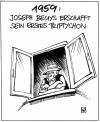 Cartoon: Beuys (small) by Harm Bengen tagged beuys,kunst