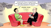 Cartoon: Blase (small) by Harm Bengen tagged olympische,spiele,blase,urologen,studio,talkshow,arzt,tv,peking,olympia,corona,china,winterolympiade,harm,bengen,cartoon,karikatur