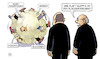 Cartoon: Blockadebrecher (small) by Harm Bengen tagged olaf,scholz,blockadebrechen,blockadebrecher,balkan,nord,mazedonien,serbien,kosovo,bulgarien,besuch,streit,prügel,harm,bengen,cartoon,karikatur