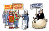 Cartoon: Blockupy-Verbote (small) by Harm Bengen tagged blockupy,verbote,occupy,demonstrationen,kundgebungen,demonstrationsrecht,banken,spekulation,spardiktat,frankfurt