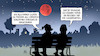 Cartoon: Blutmond 1 (small) by Harm Bengen tagged blutmond,mondfinsternis,vorbote,schlimmer,ereignisse,nachrichten,phänomen,chinesen,rückseite,raumfahrt,harm,bengen,cartoon,karikatur