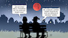 Cartoon: Blutmond 2 (small) by Harm Bengen tagged blutmond,mondfinsternis,vorbote,schlimmer,ereignisse,nachrichten,phänomen,chinesen,rückseite,raumfahrt,harm,bengen,cartoon,karikatur