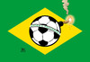 Cartoon: Brasilien-Rebellion (small) by Harm Bengen tagged brasilien,rebellion,revolte,aufstand,unruhen,revolution,proteste,confed,cup,confedcup,fussball,weltmeisterschaft,geld,kosten,nahverkehr,bombe,harm,bengen,cartoon,karikatur