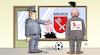 Cartoon: Bremen und DFL (small) by Harm Bengen tagged bremen,dfl,bundesliga,polizeieinsatz,polizist,kosten,rechnung,fussball,laden,scheibe,kaputt,harm,bengen,cartoon,karikatur