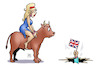 Cartoon: Brexit-Durchbruch (small) by Harm Bengen tagged harter,weicher,brexit,uk,england,gb,may,eu,europa,stier,fahne,durchbruch,harm,bengen,cartoon,karikatur