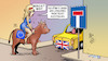 Cartoon: Brexit-Sackgasse (small) by Harm Bengen tagged brexit,sackgasse,europa,stier,gb,uk,england,austreten,zollunion,verlängerung,parkticket,harm,bengen,cartoon,karikatur