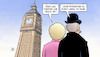 Cartoon: Brexit nochmal (small) by Harm Bengen tagged brexit,uk,gb,parlament,same,procedure,as,every,week,big,ben,london,abstimmung,harm,bengen,cartoon,karikatur