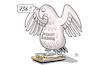 Cartoon: Bundestagsgewicht (small) by Harm Bengen tagged bundestagsgewicht,bundesadler,wahlrechtsreform,waage,verkleinerung,736,harm,bengen,cartoon,karikatur