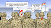 Cartoon: Bundeswehr-Traditionen (small) by Harm Bengen tagged bundeswehr,traditionen,generalfeldmarschall,rommel,kaserne,nazis,rechtsextremismus,soldaten,xavier,naidoo,harm,bengen,cartoon,karikatur