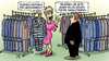 Cartoon: Business-Kleidung (small) by Harm Bengen tagged businesskleidung,business,kleidung,grossbanken,banken,bank,deutsche,nadelstreifen,anzug,häftling,sträfling,gefängnis,knast,strafe,eu,libor,zins,manipulation,betrug,kartell,harm,bengen,cartoon,karikatur