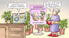 Cartoon: Cannabis-Werbung (small) by Harm Bengen tagged suzannes,home,grown,weed,neue,ernte,besitz,werbung,verboten,cannabis,legalisierung,radio,plakate,susemil,giesskanne,harm,bengen,cartoon,karikatur