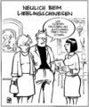 Cartoon: China-Restaurant (small) by Harm Bengen tagged china,restaurant,tibet,autonom,tisch,gast,essen