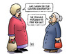 Cartoon: Clinton-Kandidatur (small) by Harm Bengen tagged hillary,clinton,kandidatur,oma,präsidentin,präsident,usa,wahlen,demokraten,harm,bengen,cartoon,karikatur