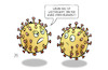 Cartoon: Corona-Burnout (small) by Harm Bengen tagged burnout,corona,coronavirus,ansteckung,pandemie,epidemie,krankheit,schaden,harm,bengen,cartoon,karikatur