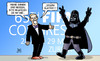 Cartoon: Darth Blatter (small) by Harm Bengen tagged darth,vader,starwars,präsident,fifa,jahreskongress,schweiz,blatter,korruption,bestechung,fussball,harm,bengen,cartoon,karikatur