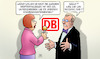 Cartoon: DB was Besseres (small) by Harm Bengen tagged db,bahn,tarifbedingungen,gdl,eisenbahnunternehmen,was,besseres,streik,interview,harm,bengen,cartoon,karikatur
