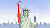 Cartoon: Demokratie-Beute (small) by Harm Bengen tagged freiheitsstatue,liberty,schlips,beute,tie,democracy,usa,wahl,trump,biden,harm,bengen,cartoon,karikatur