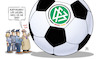Cartoon: DFB-Razzia (small) by Harm Bengen tagged dfb,razzia,fussball,polizei,hausdurchsuchung,untreue,harm,bengen,cartoon,karikatur