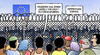 Cartoon: Dislike-Button (small) by Harm Bengen tagged facebook,soziale,netzwerke,dislike,button,gefällt,mir,nicht,refugees,eu,europa,ungarn,zaun,polizei,willkommenskultur,stacheldraht,flüchtlinge,asyl,harm,bengen,cartoon,karikatur