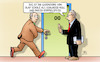 Cartoon: Doppelnull (small) by Harm Bengen tagged 00,wc,doppelnull,garderobe,von,olaf,schwarze,null,doppelspitze,spd,stegner,schwan,pistorius,köpping,scholz,parteivorsitz,harm,bengen,cartoon,karikatur