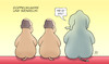 Cartoon: Doppelwumms (small) by Harm Bengen tagged doppelwumms,wendelin,wum,loriot,energiepolitik,kalt,elefant,hund,scholz,harm,bengen,cartoon,karikatur