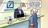 Cartoon: Dt. Bank-Schieflage (small) by Harm Bengen tagged gerüchte,deutsche,bank,schieflage,pleite,geier,susemil,harm,bengen,cartoon,karikatur