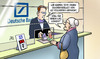 Cartoon: Dt. Bank-Verlust (small) by Harm Bengen tagged rekordverlust,milliarden,deutsche,bank,geld,aktien,leihen,darlehen,kredit,susemil,harm,bengen,cartoon,karikatur