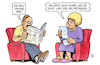 Cartoon: EEG-Umlage sinkt (small) by Harm Bengen tagged eeg,umlage,sinken,singen,energiekosten,bezahlen,rechnung,brief,harm,bengen,cartoon,karikatur