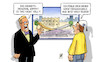 Cartoon: Einheitswippe (small) by Harm Bengen tagged einheitsdenkmal,einheitswippe,verschaukelt,kostensteigerung,teurer,teuer,michel,berlin,harm,bengen,cartoon,karikatur