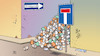 Cartoon: Einwegstraße (small) by Harm Bengen tagged einwegstraße,einbahnstraße,sackgasse,müll,verpackungsmüll,kaffeebecher,kippen,schulze,harm,bengen,cartoon,karikatur