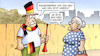 Cartoon: EM und Löw-Aus (small) by Harm Bengen tagged ausgeschieden,jogi,löw,flickwerk,bundestrainer,em,fussball,fan,trauer,ratlosigkeit,weinen,england,deutschland,wembley,stadion,susemil,harm,bengen,cartoon,karikatur